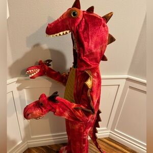 Red Dragon Halloween Costume Kids Size Small (6-8)